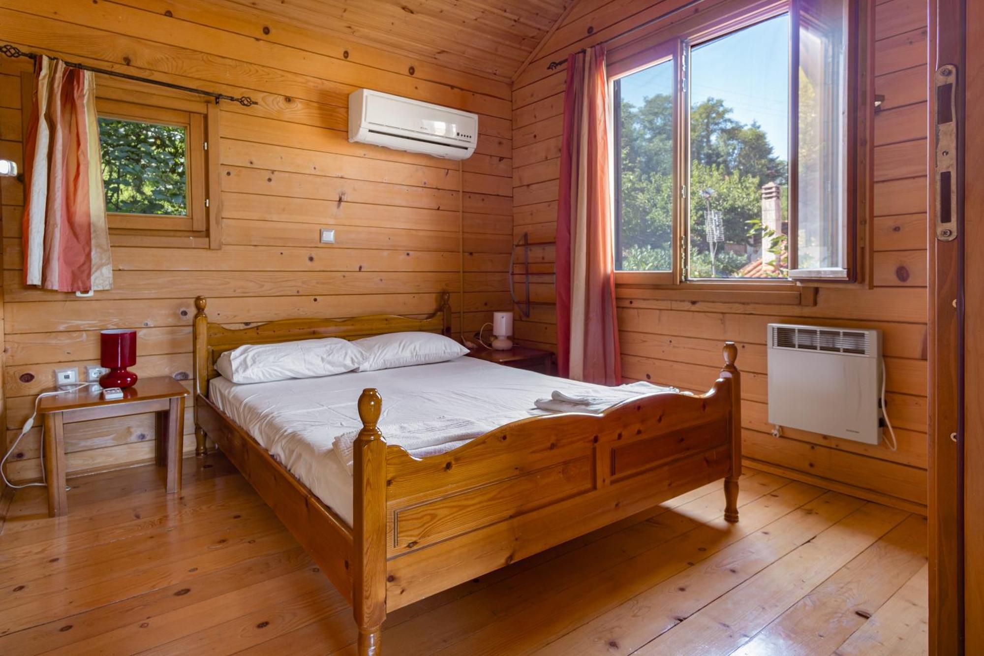 Zeus-Village Οικισμός Φινλανδικών Chalet Με Πισίνες & Γυμναστήριο Molos  Exteriör bild