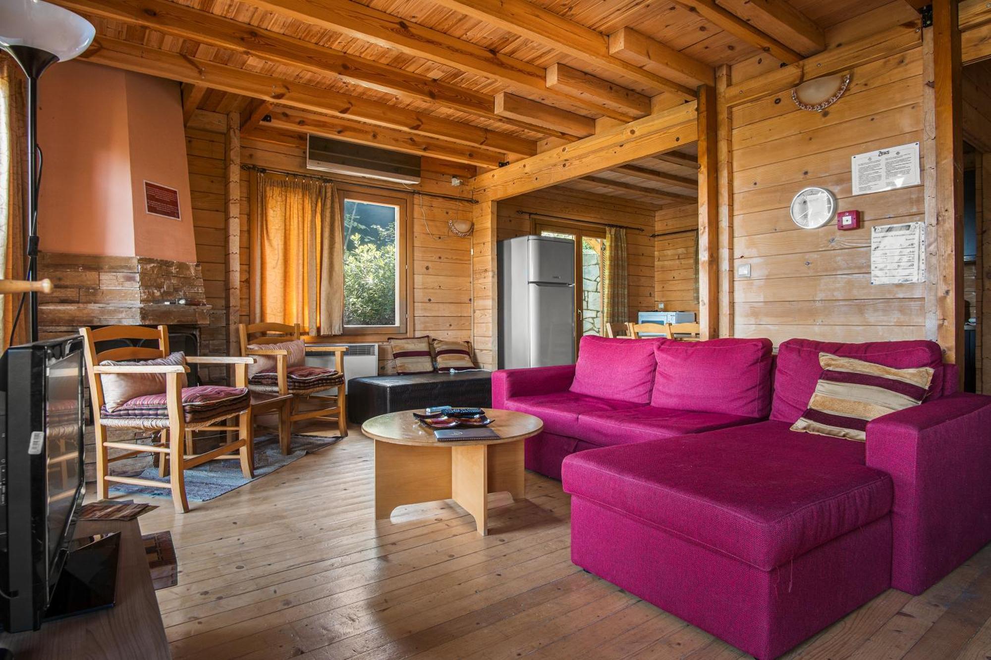 Zeus-Village Οικισμός Φινλανδικών Chalet Με Πισίνες & Γυμναστήριο Molos  Exteriör bild