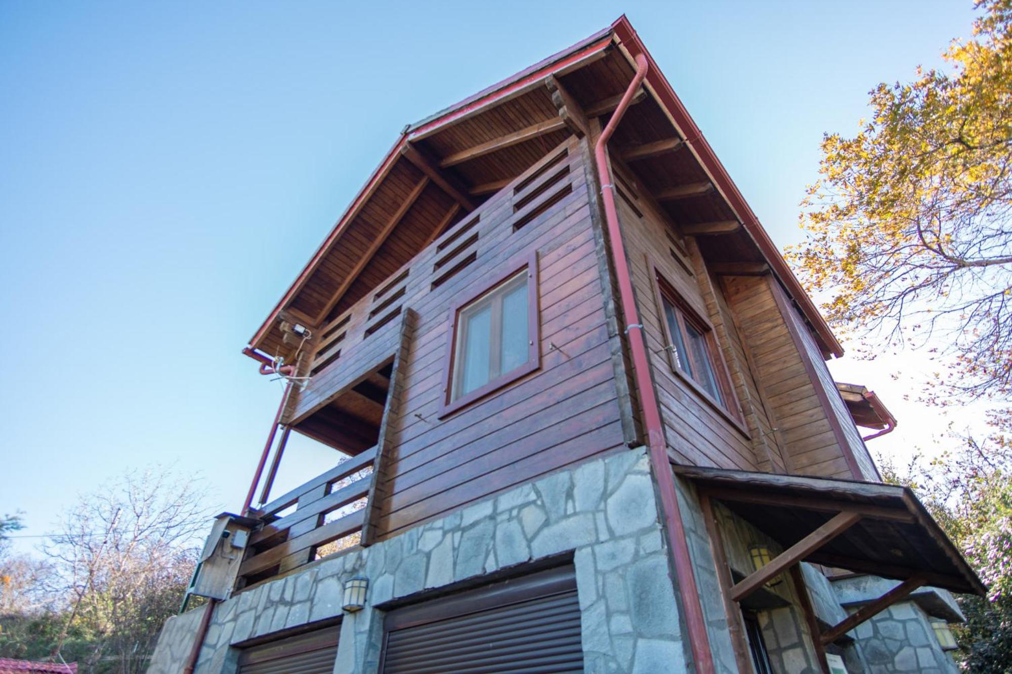 Zeus-Village Οικισμός Φινλανδικών Chalet Με Πισίνες & Γυμναστήριο Molos  Exteriör bild