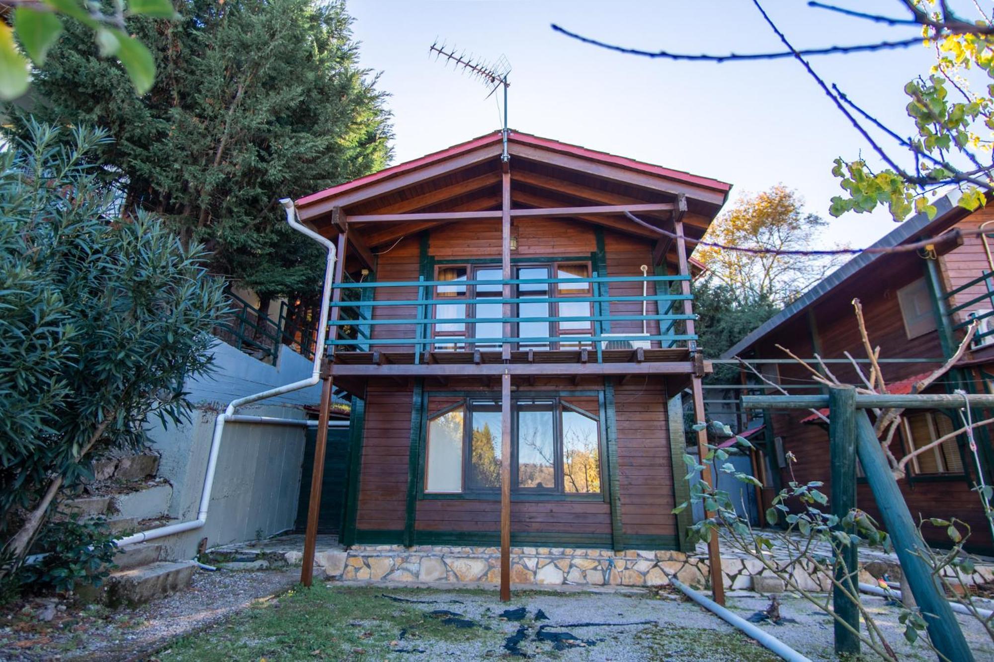 Zeus-Village Οικισμός Φινλανδικών Chalet Με Πισίνες & Γυμναστήριο Molos  Exteriör bild