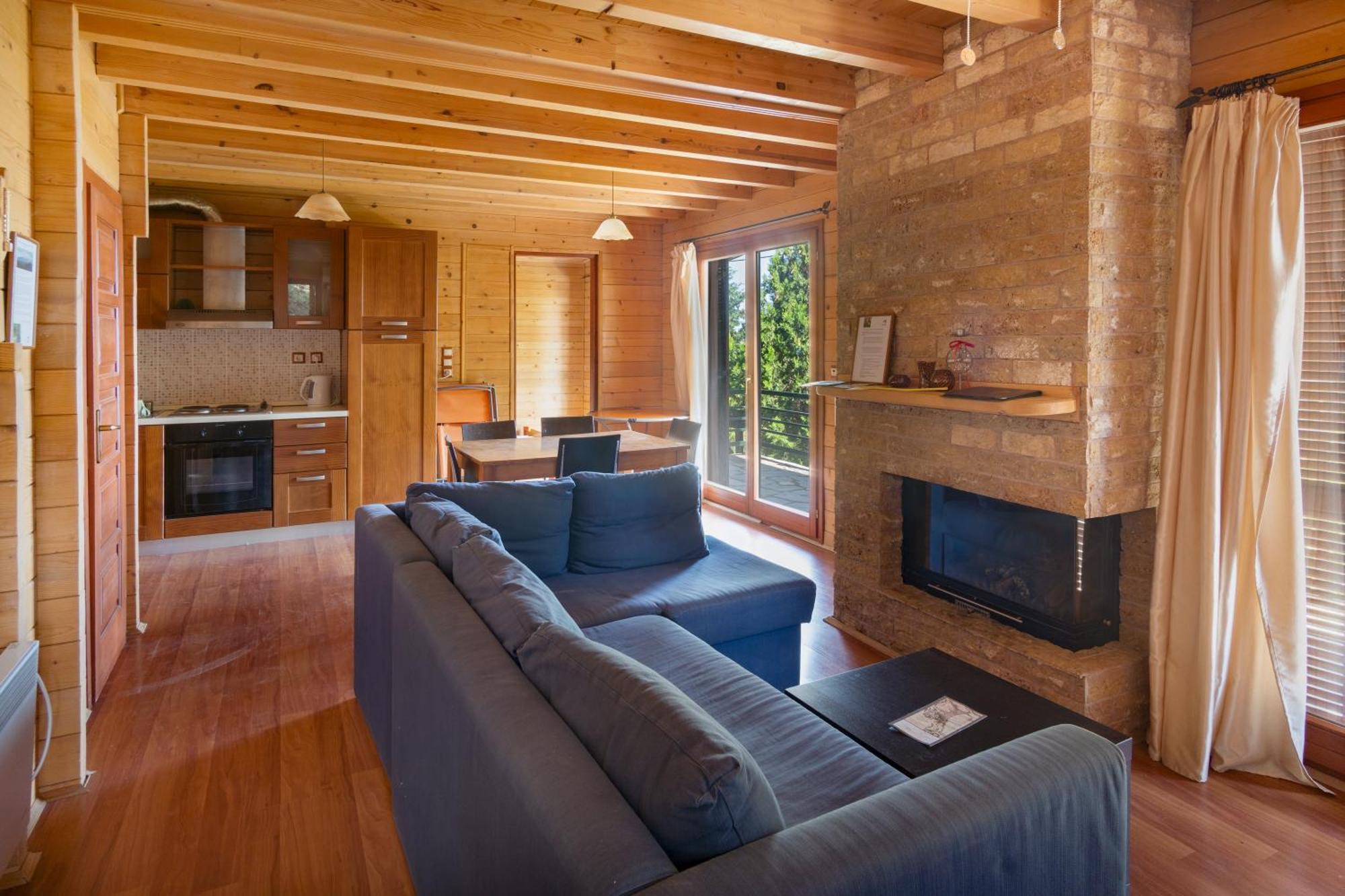Zeus-Village Οικισμός Φινλανδικών Chalet Με Πισίνες & Γυμναστήριο Molos  Exteriör bild