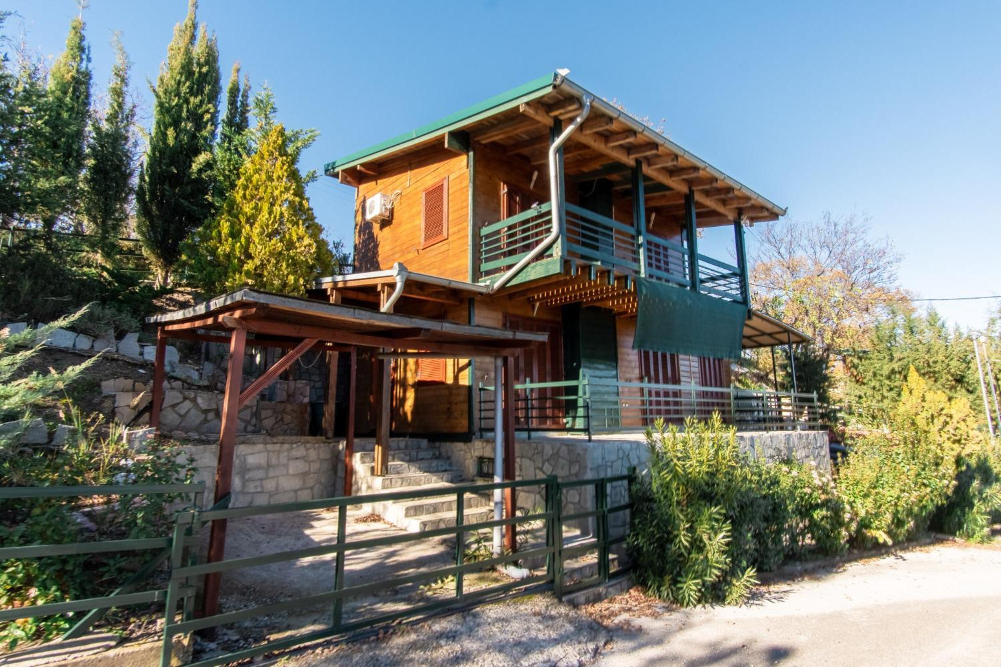 Zeus-Village Οικισμός Φινλανδικών Chalet Με Πισίνες & Γυμναστήριο Molos  Exteriör bild