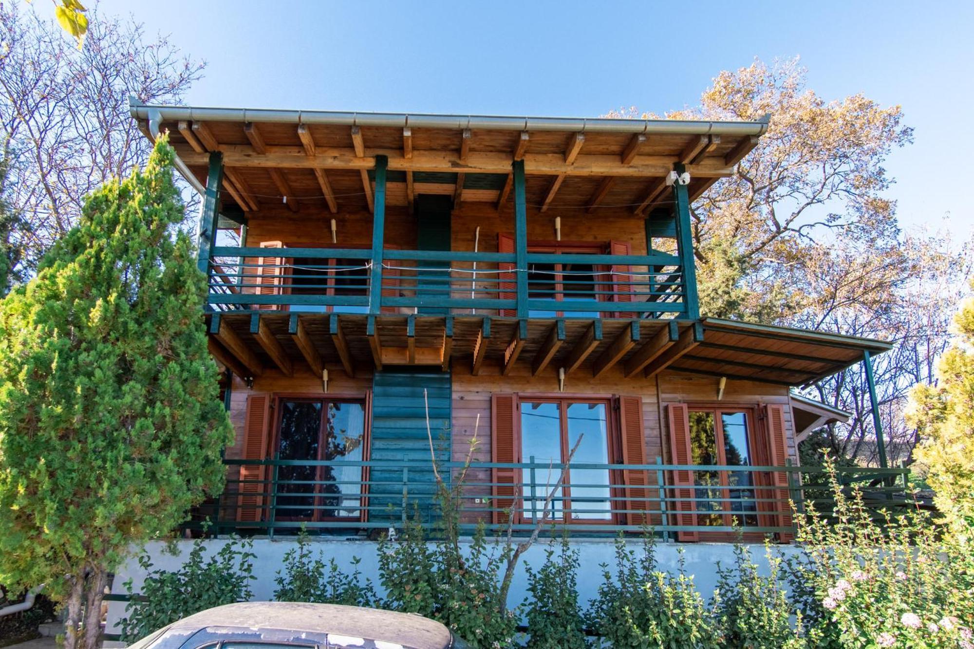 Zeus-Village Οικισμός Φινλανδικών Chalet Με Πισίνες & Γυμναστήριο Molos  Exteriör bild