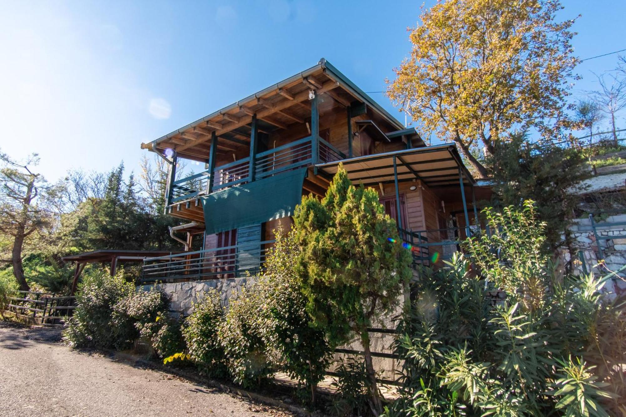 Zeus-Village Οικισμός Φινλανδικών Chalet Με Πισίνες & Γυμναστήριο Molos  Exteriör bild