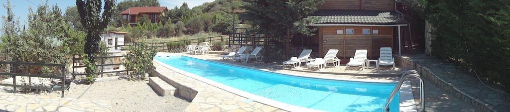 Zeus-Village Οικισμός Φινλανδικών Chalet Με Πισίνες & Γυμναστήριο Molos  Exteriör bild