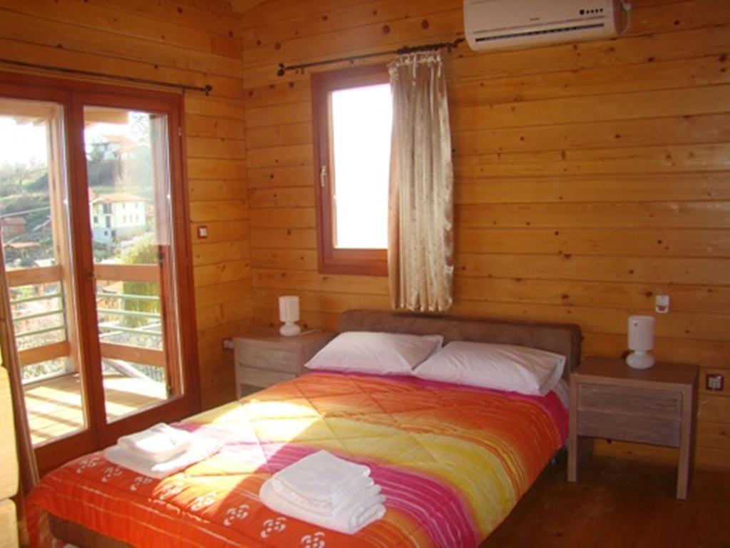 Zeus-Village Οικισμός Φινλανδικών Chalet Με Πισίνες & Γυμναστήριο Molos  Exteriör bild
